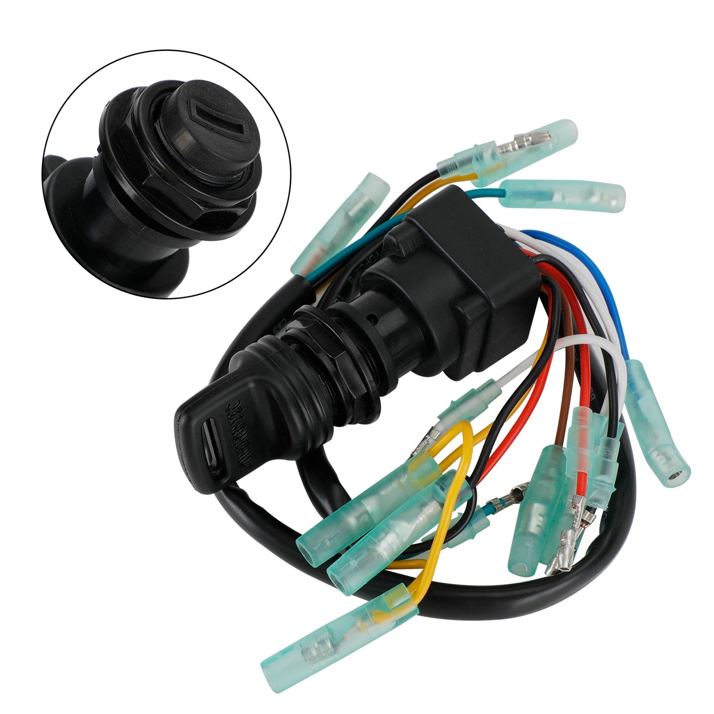 Interruttore a chiave di accensione per barche adatto per fuoribordo Yamaha 75-85-115-150HP 703-82510