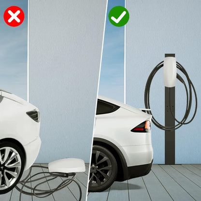 Stazione di ricarica EV montata su piedistallo Supporto per caricabatterie EV per stazione di ricarica Tesla