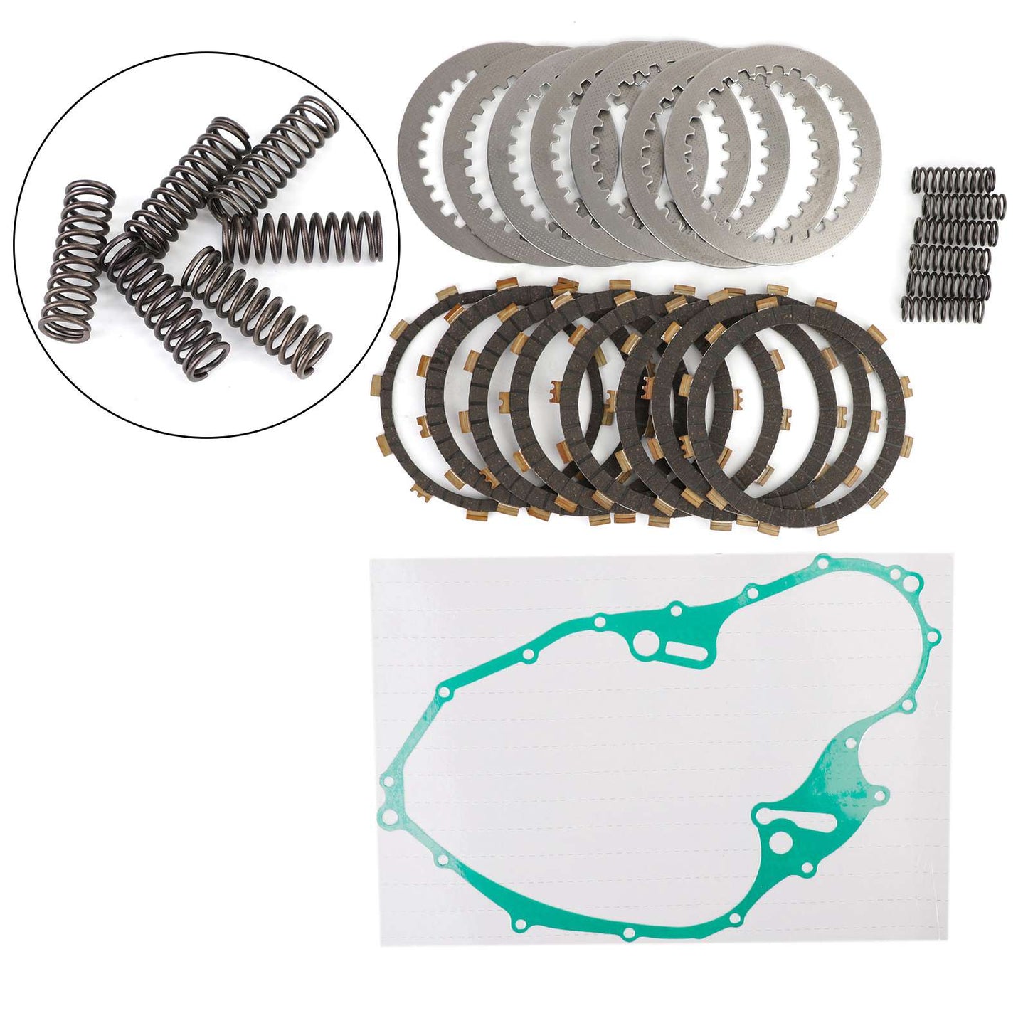 Kit Frizione Dischi Dischi Molle Guarnizione adatta per Yamaha Raptor 700 700R 2006-2018 Generico