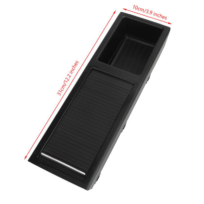 Portabicchieri portaoggetti per console centrale anteriore nero adatto per BMW E46 Serie 3 1998-2007 Generico