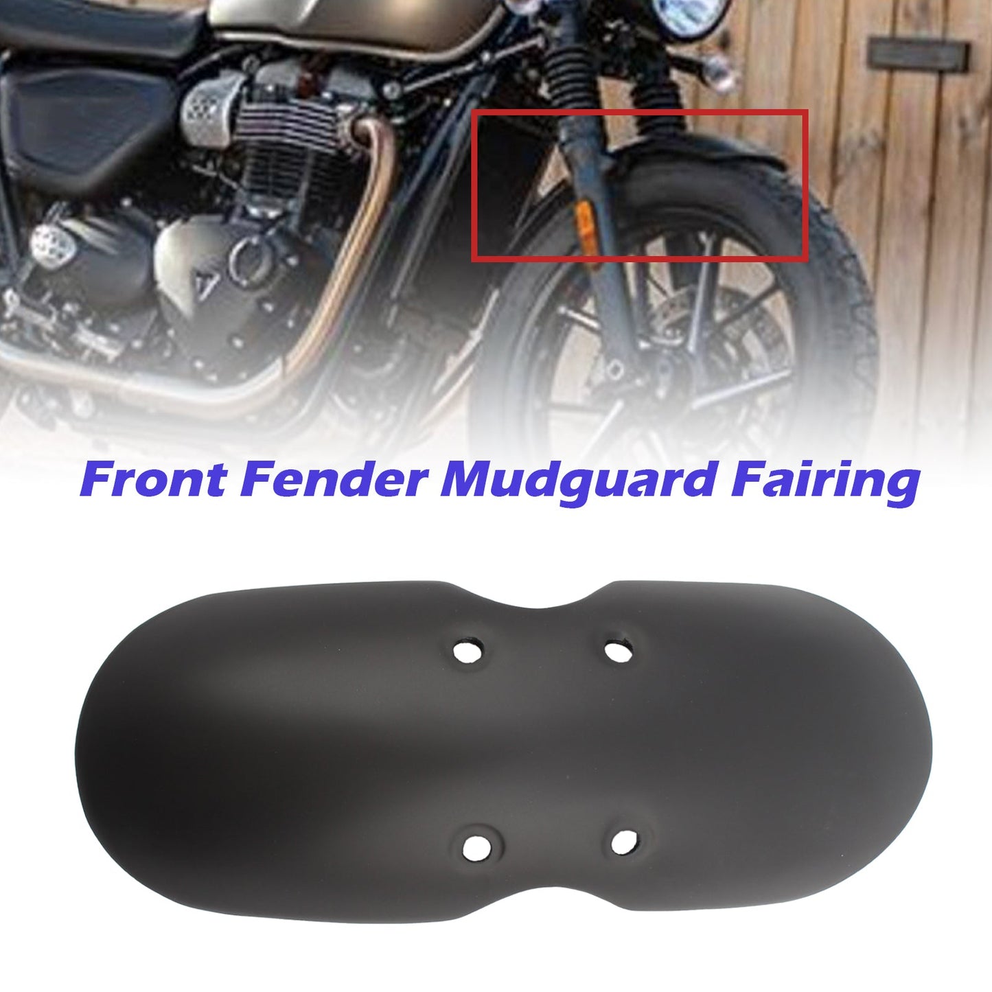 2001-2016 Bonneville T100 Scrambler Thruxton parafango parafango anteriore