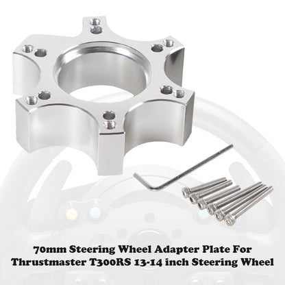 Piastra adattatore per volante da 70 mm per Thrustmaster T300RS Ferrari 599 P310/R383