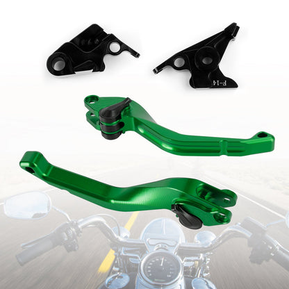 Kawasaki ZZR600 ZXR400 Z750S ZX9R ER-5 Leva freno frizione corta CNC