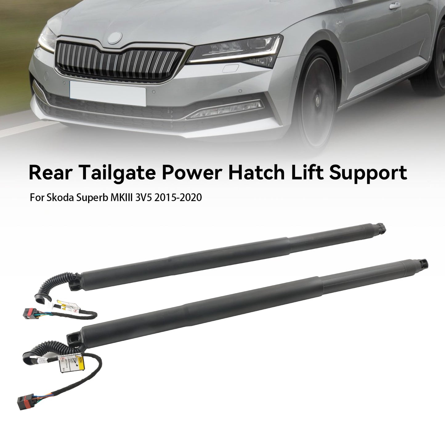 Ammortizzatori a gas per portellone posteriore elettrico 2 pezzi 3V9827851B adatti per Skoda Superb III 3V5 3V9827852B