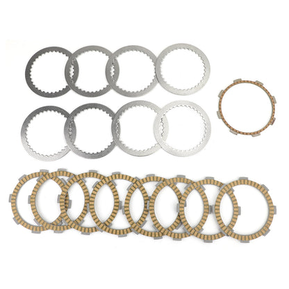 Kit frizione in acciaio e dischi di attrito adatti per Honda VFR400 VF500 Suzuki GSX400 Generico
