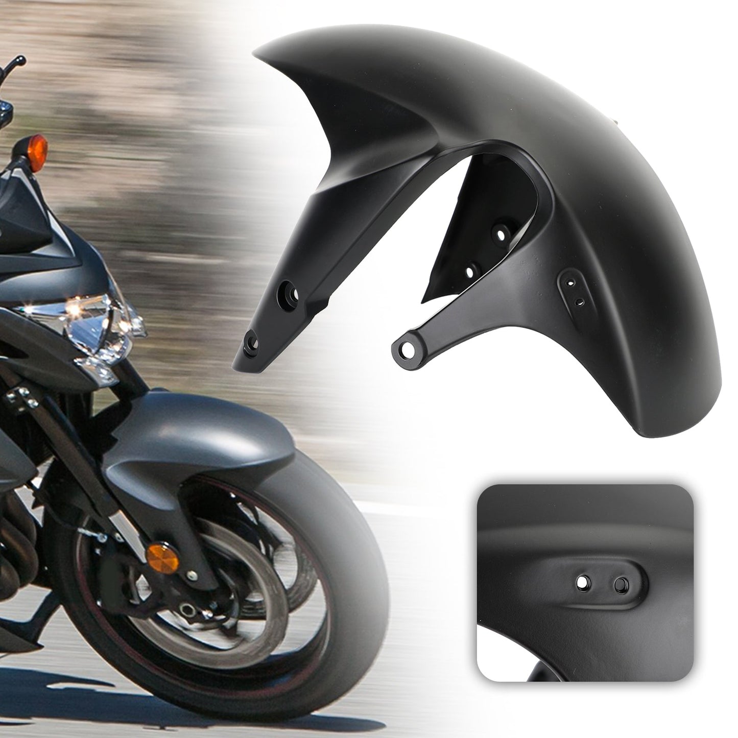 Parafango anteriore parafango Hugger carenatura carenatura per Suzuki GSX-S750 2017-2024 generico