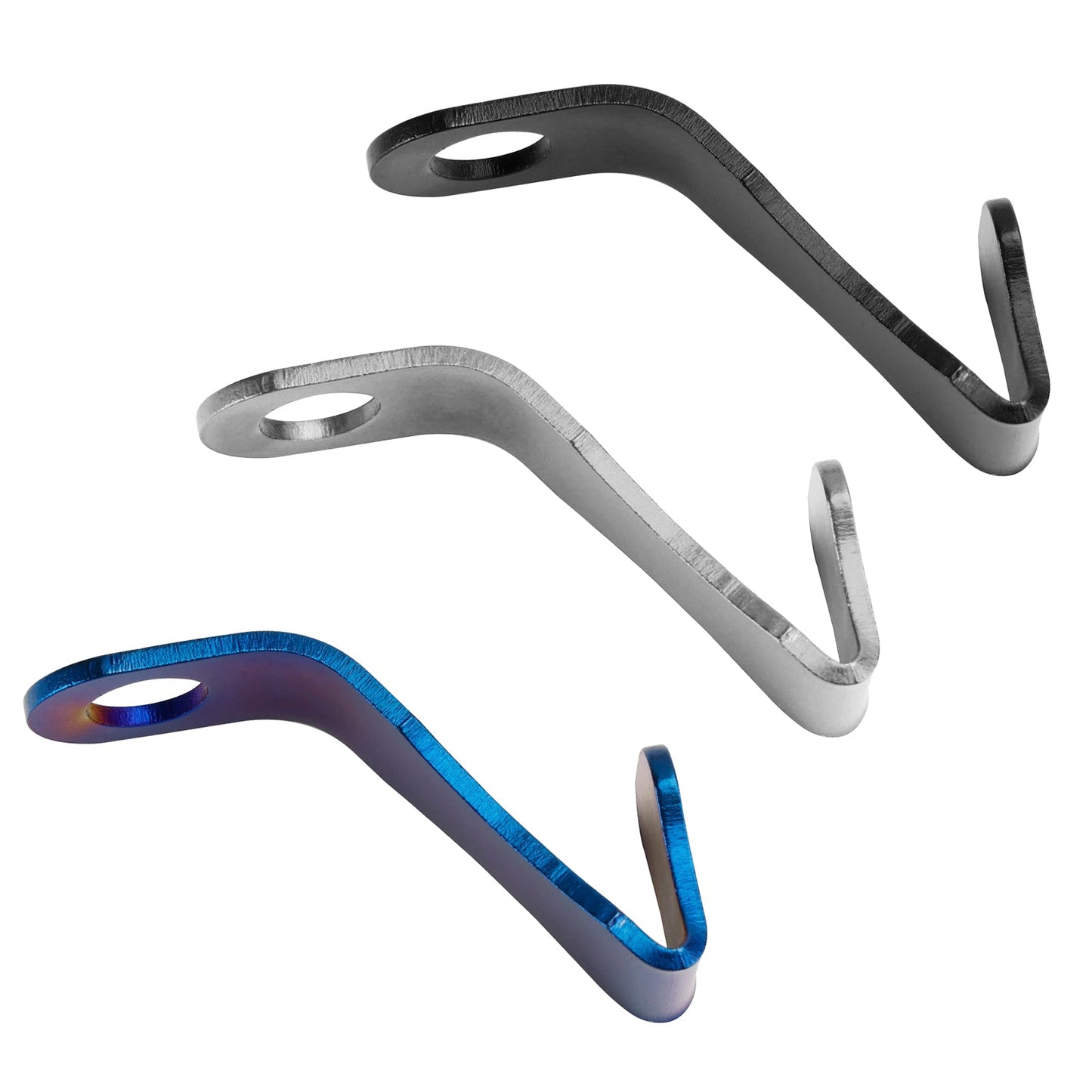 Accessori per portaoggetti per gancio per gancio per casco Universale adatto per moto Argento
