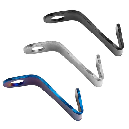Accessori per portaoggetti per gancio per gancio per casco Universale adatto per moto Argento