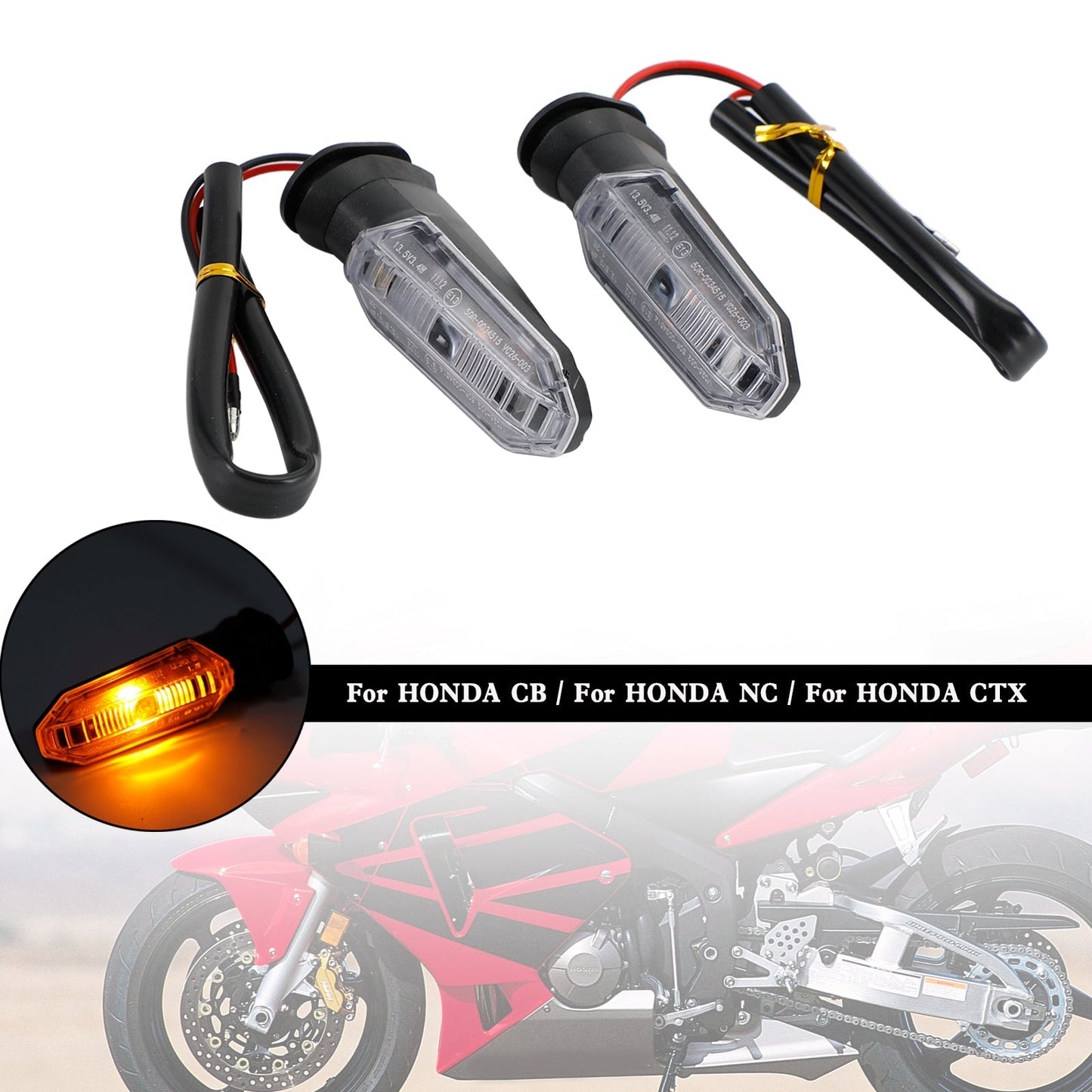 HONDA CRF250 CB500 CB650F CTX700 Indicatori di direzione a LED Indicatori di direzione