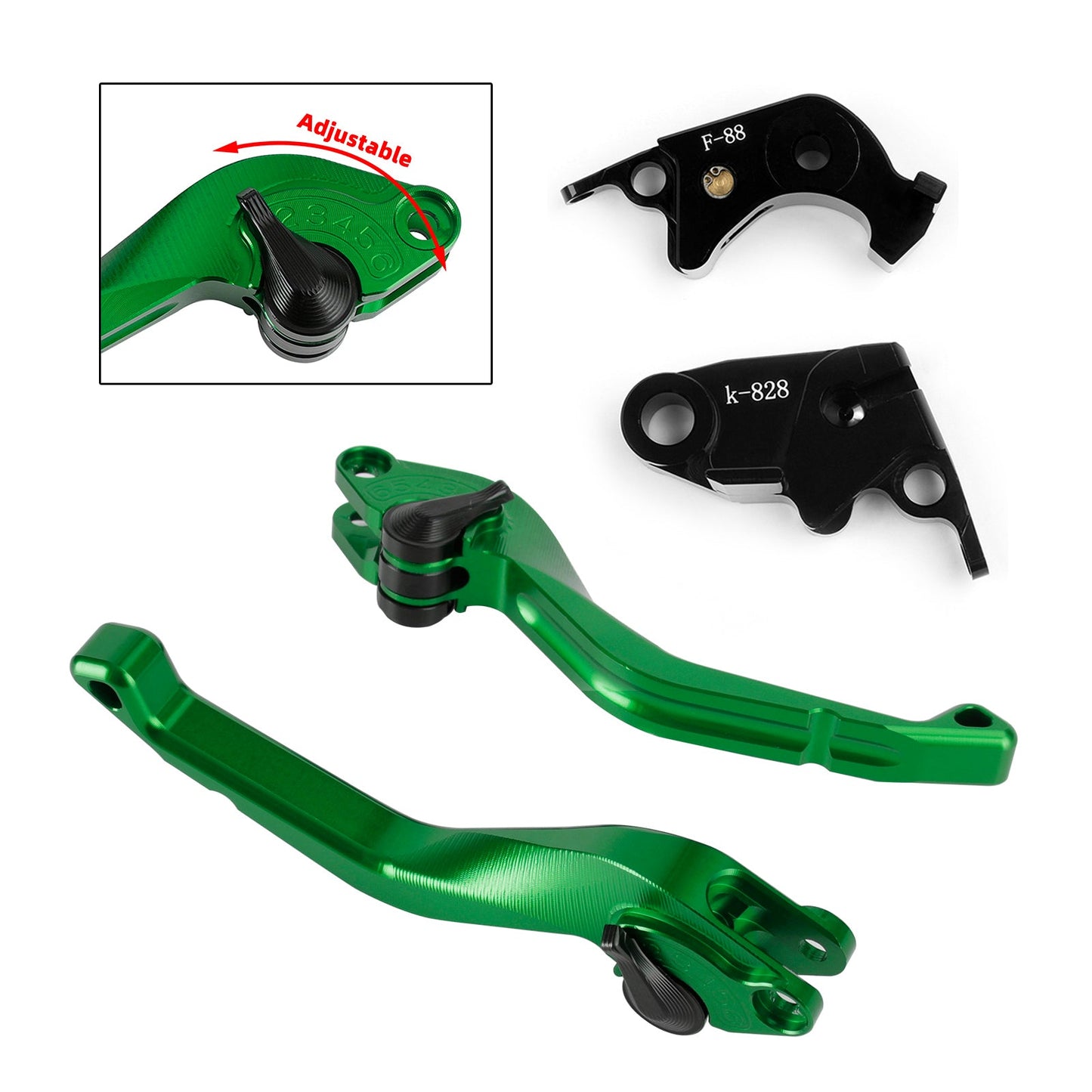 Kawasaki Z750R Z1000 ZX10R ZX6R/636 CNC Leva Freno Frizione Corta