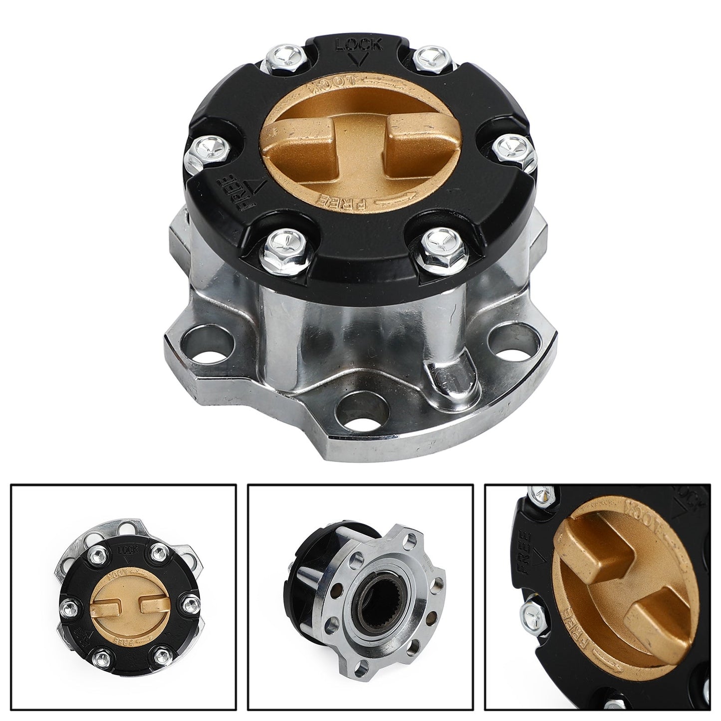 2x mozzo ruota libera 43530-60130 per Toyota Landcruiser 75 76 78 79 105 serie generico