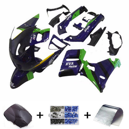 Amotopart Kawasaki ZZR400 1993-2007 ZZR600 1998-2003 Kit carena Carrozzeria Plastica ABS