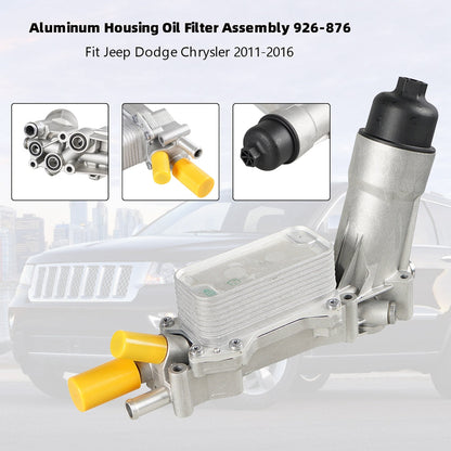 2011 Assemblea di filtro dell'olio dell'alloggiamento di alluminio del vendicatore di Dodge 926-876 5184304AE 68105583AF 5184294AE