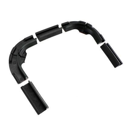 5 staffe generiche nere Hue Play Gradient Lightstrip Set di montaggio