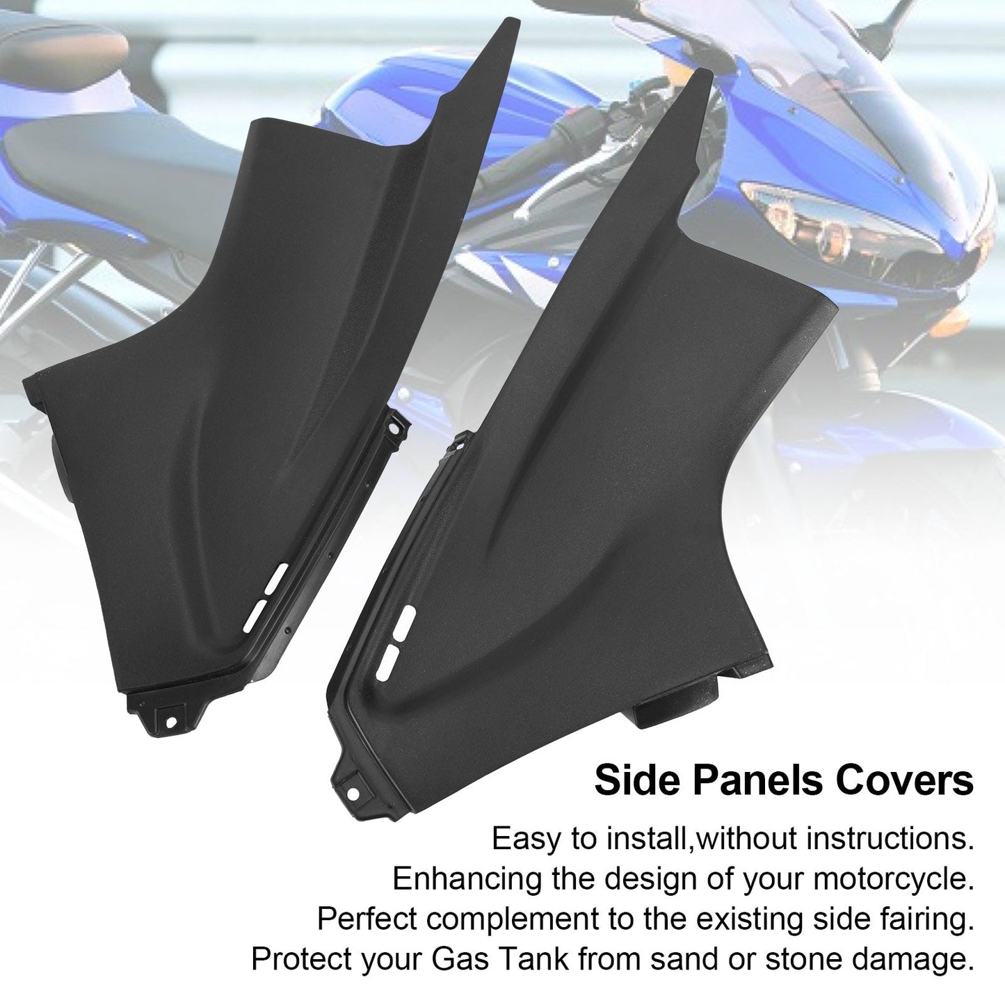 Carena per pannello di copertura laterale del serbatoio del gas per Yamaha YZF R6 2003-2005 Generico