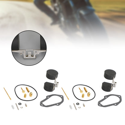 Kit di riparazione carburatore carburatore 2X adatto per Honda XL250 Motosport 250 1972-1975 Generico