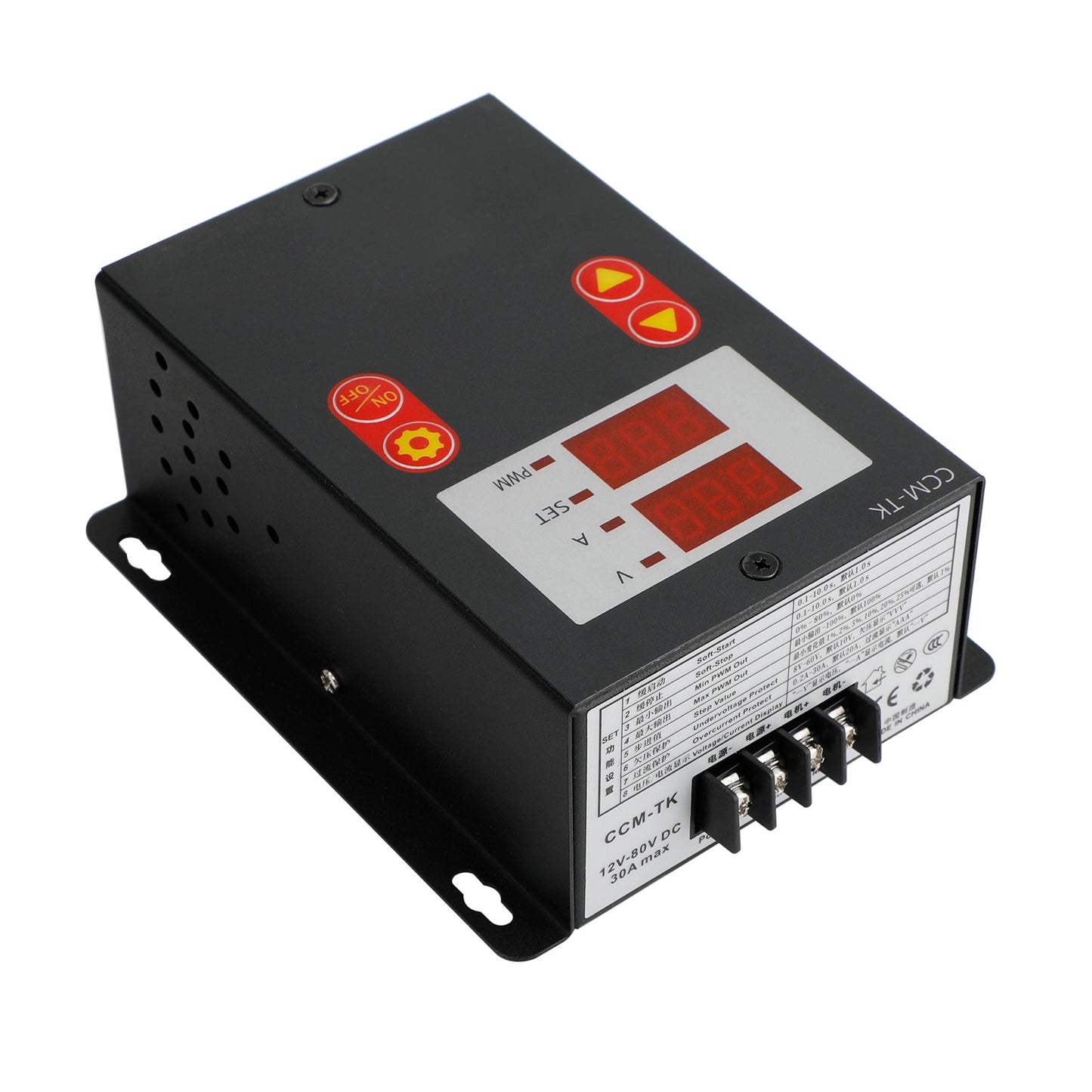 Le migliori offerte per DC 12-80V 30A PWM Motor Speed Controller Soft-Start/Stop Voltage Ampere Meter sono su ✓ Confronta prezzi e caratteristiche di prodotti nuovi e usati ✓ Molti articoli con consegna gratis!