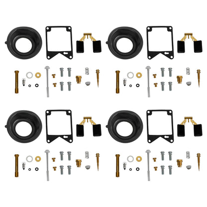 4X 1981-1983 Yamaha Virago 750 XV750 Carburatore Ricostruzione Kit di Riparazione