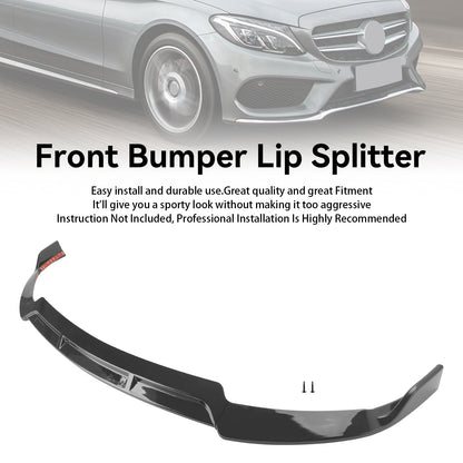 Labbro dello splitter anteriore adatto per Mercedes Benz Classe C W205 C205 2019-2021 Stile Brabus