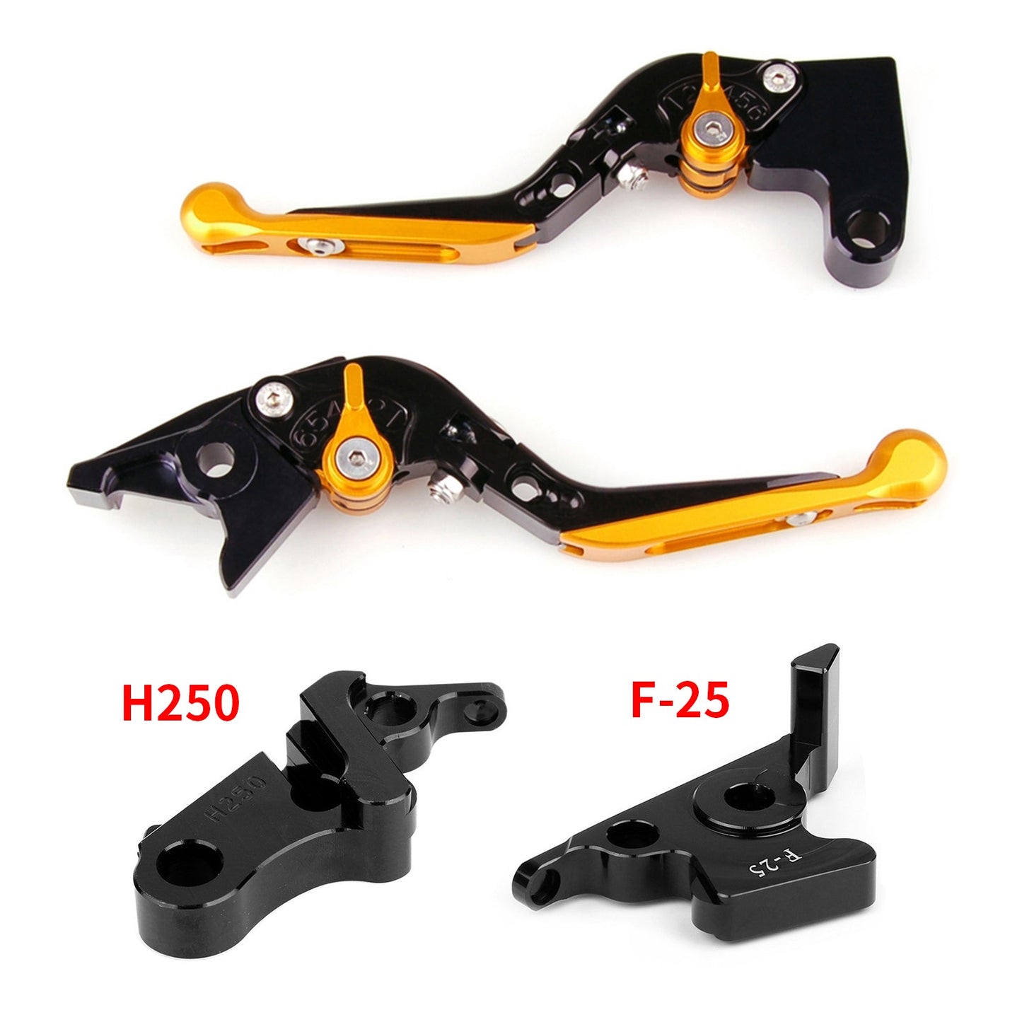 Leva freno frizione regolabile per Honda CB500F CBR500R CBR250R CBR300RR CB300F Generico