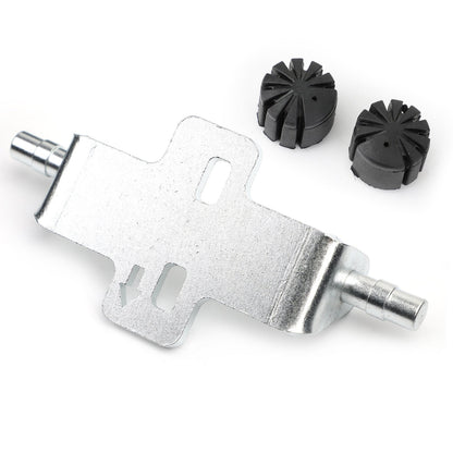 Kit ribassamento sedile argento 10mm e gomma per BMW R1200RT R1200GS LC / ADV 08-18 Generico