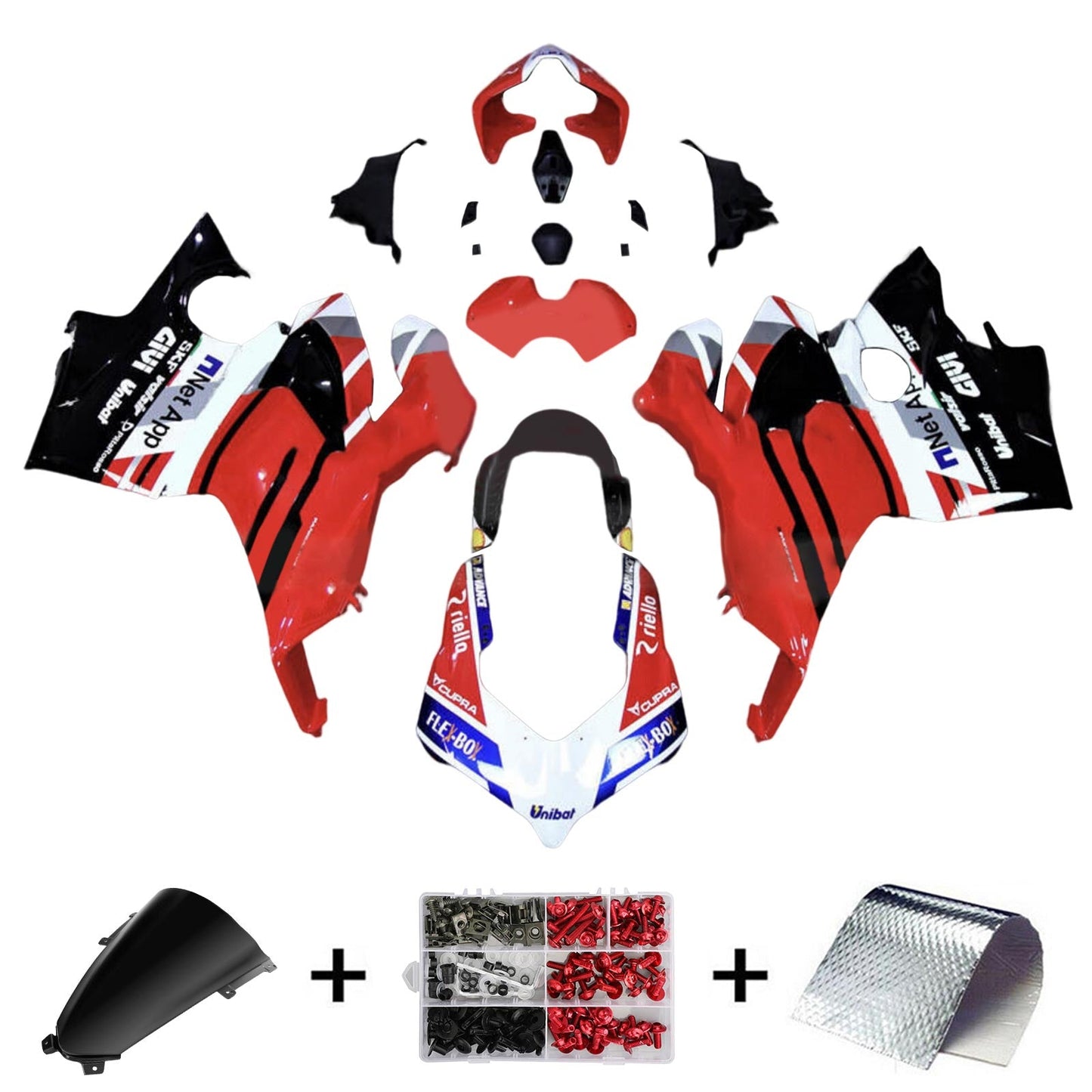 Amotopart Kit Carena Ducati Panigale V4 V4S V4SP 2018-2019 Carrozzeria