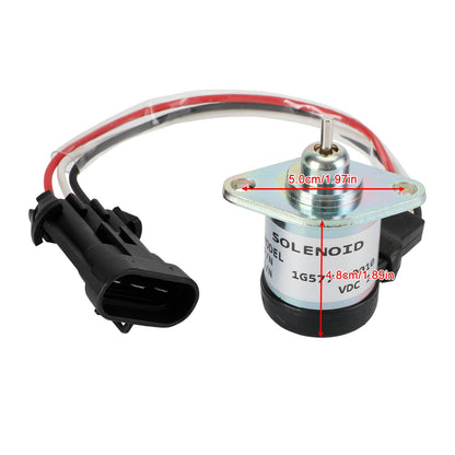 solenoide di spegnimento del carburante terminale 12V 3 per Kubota 1G577-60010 1G577-60011