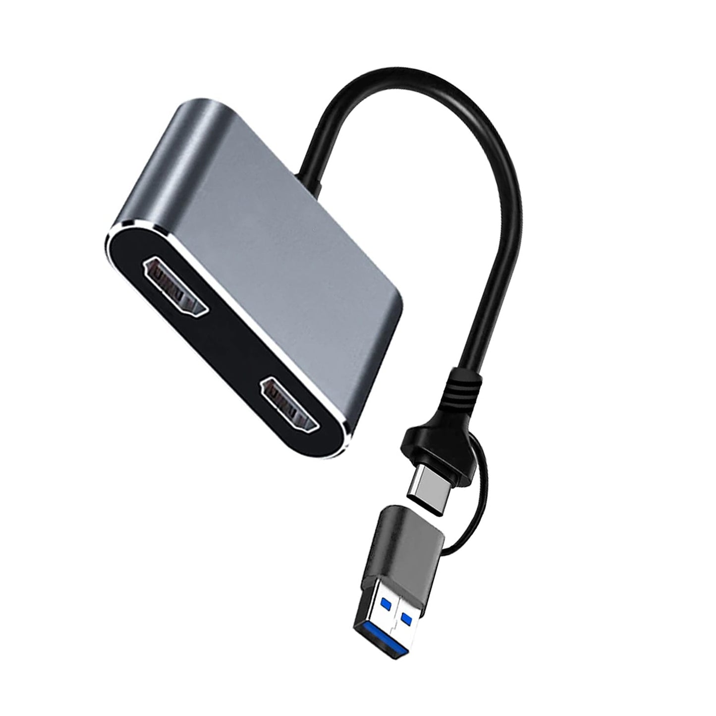 Notebook convertitore USB 3.0 da tipo C a doppio HD 1080P con stessa estensione del display dello schermo