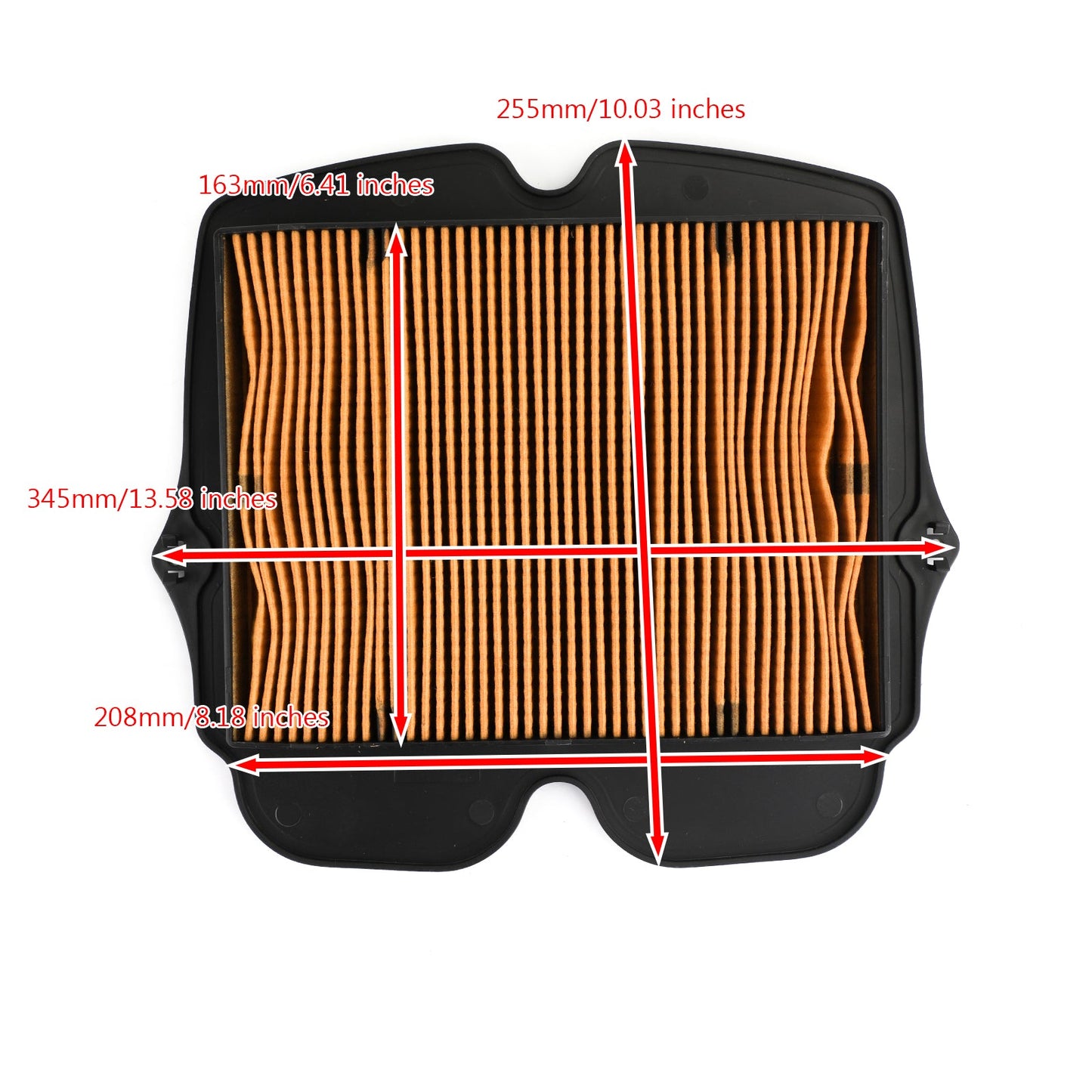 Elemento filtro aria per Honda VFR1200F / DCT 10-15 VFR1200X DCT/Crosstourer 16-17 Generico