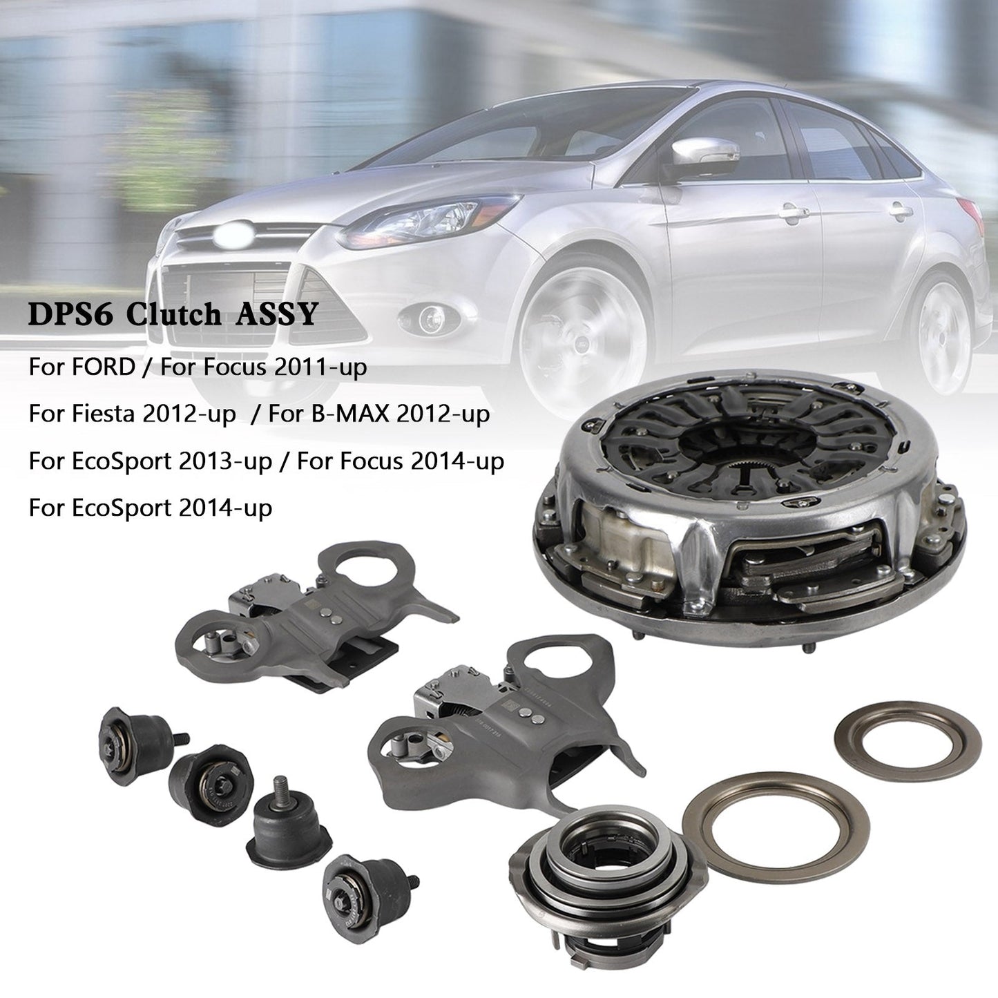 6DCT250 Kit frizione DPS6-Trasmissione automatica a doppia frizione per Ford Focus Fiesta