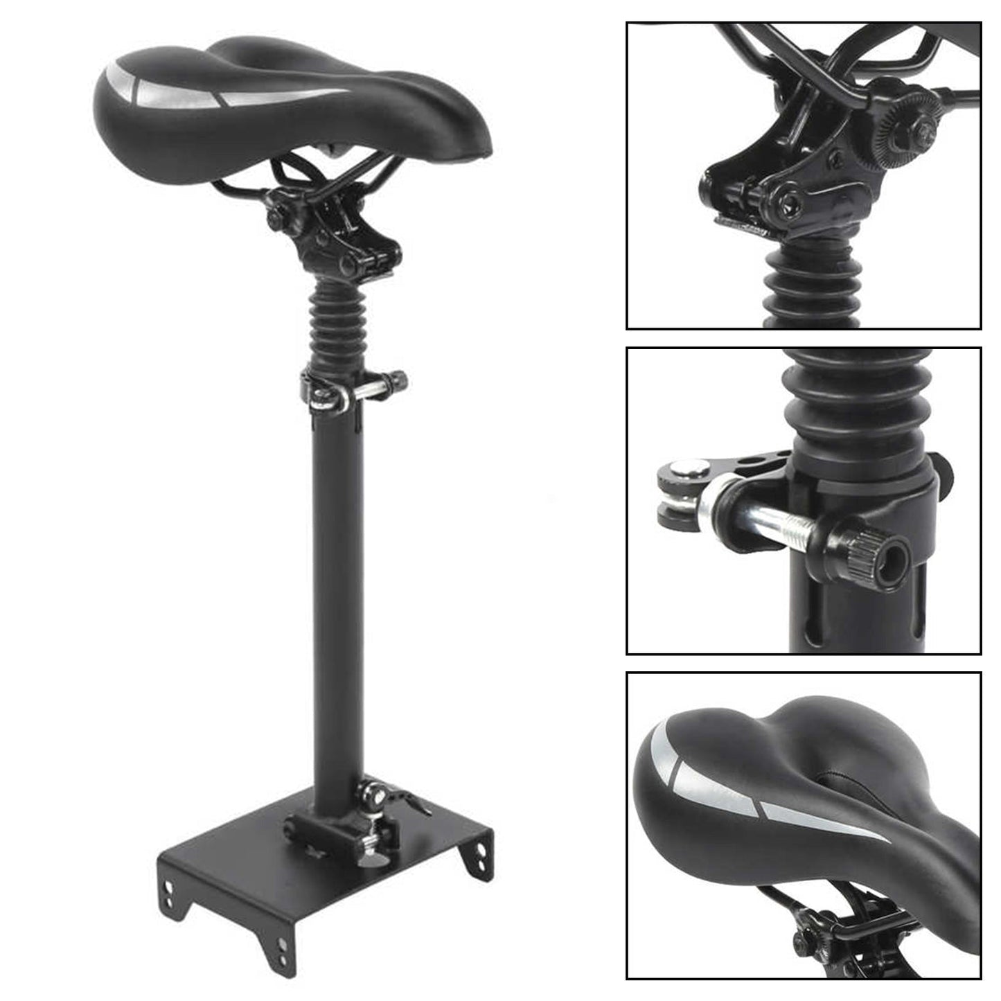 Sella per skateboard regolabile pieghevole per scooter elettrico per NINEBOT G30 MAX