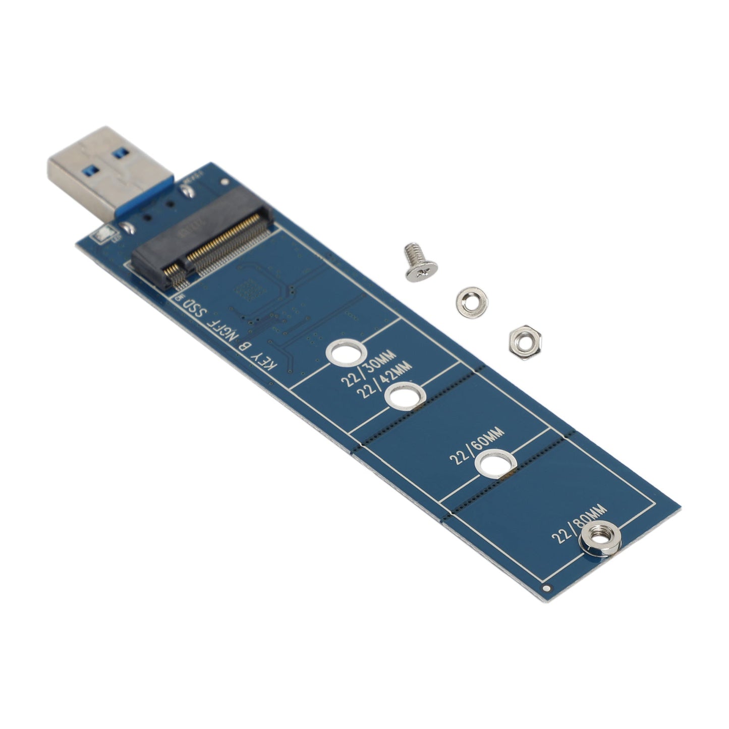 Adattatore da M.2 a USB Chiave B Adattatore SSD con protocollo SATA M.2 per 2230 2242 2260 2280