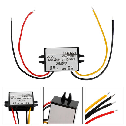 Convertitore DC-DC impermeabile 24V 36V 48V Step Down a 12V Modulo di alimentazione