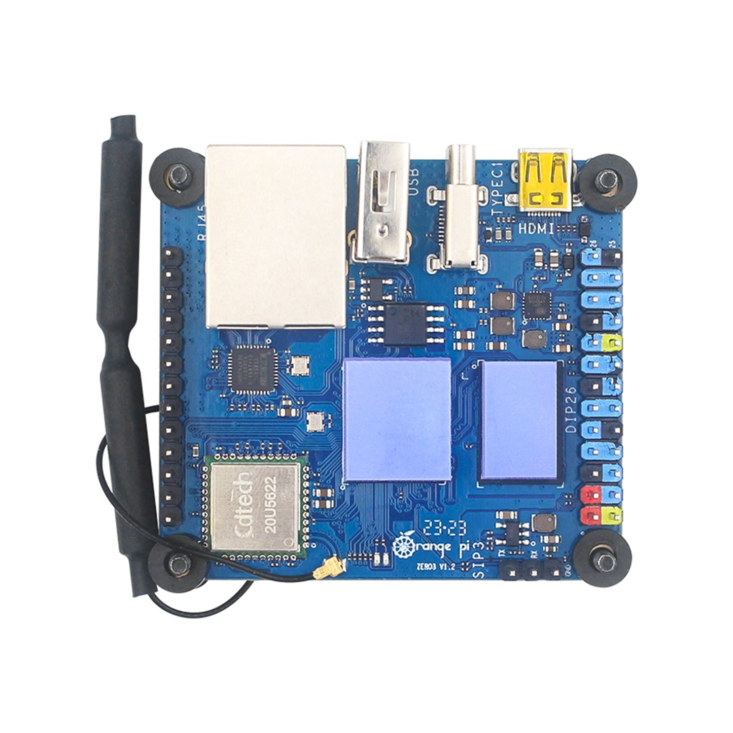 Raffreddamento protettivo del dissipatore di calore della scheda di sviluppo in lega di alluminio Orange Pi Zero 3