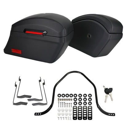 Kit di montaggio resistente e borse rigide Borse laterali per Fat Boy Softai Road King