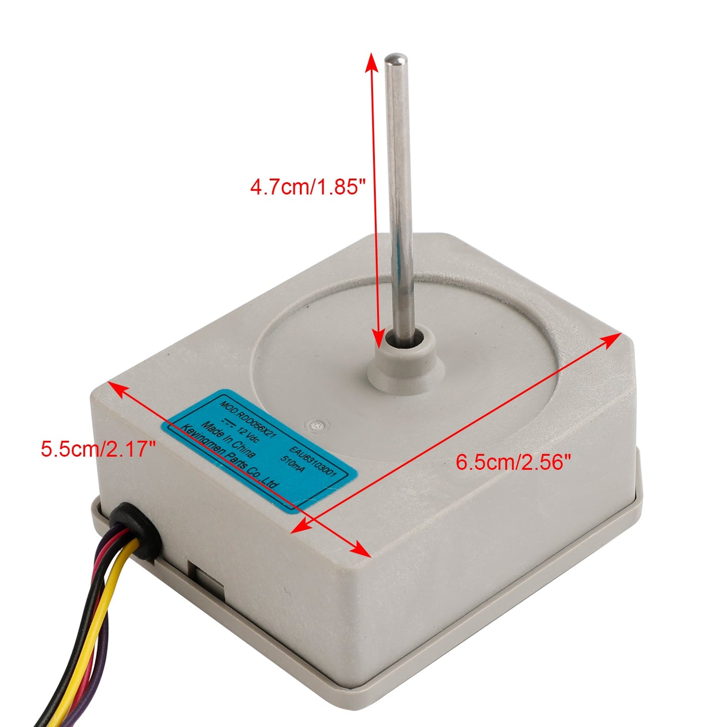 Sostituzione del motore della ventola di raffreddamento dell&#39;evaporatore del frigorifero DC 12V per LG EAU63103001