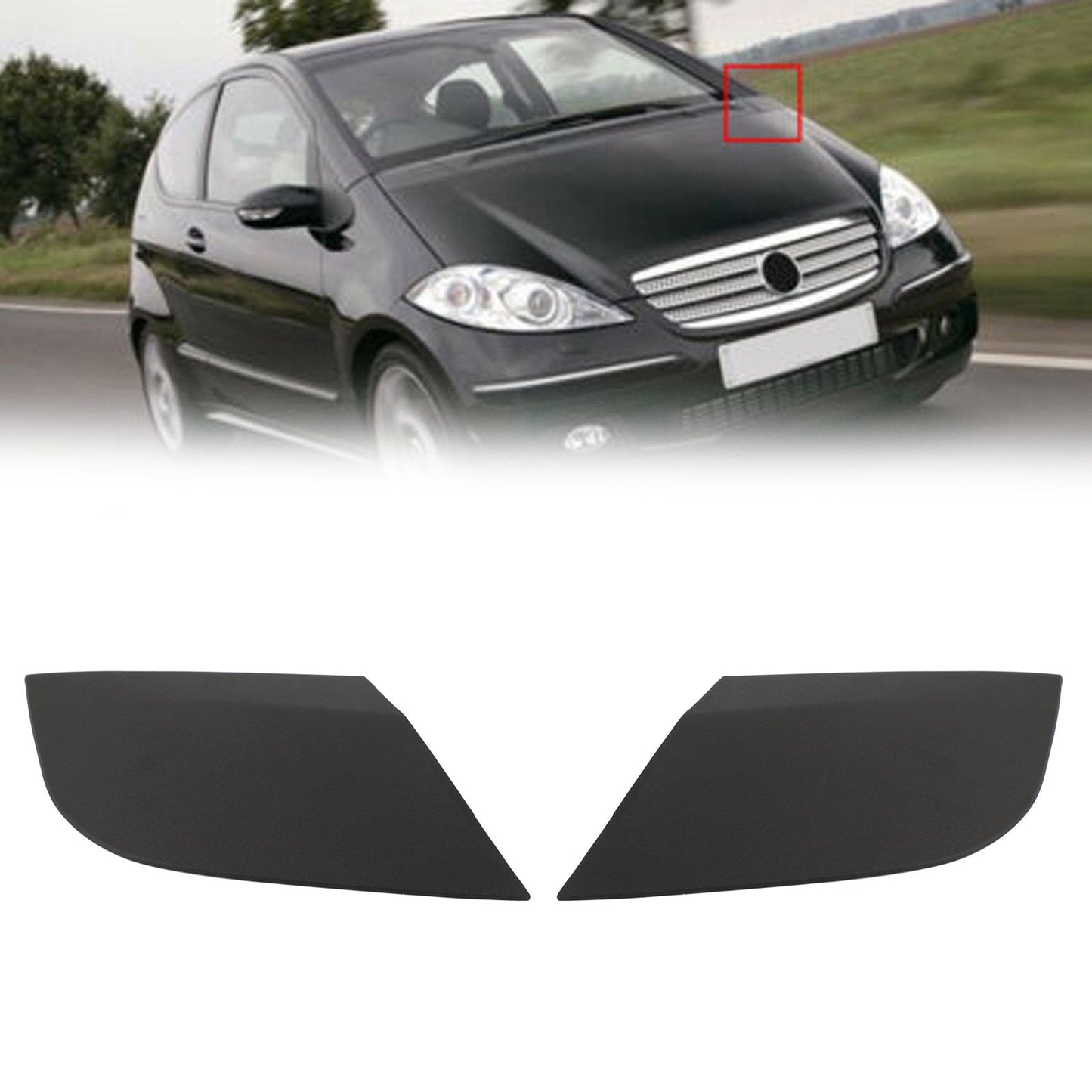 Coperchio scarico acqua anteriore sinistro e destro A1698300375 e 275 per Mercedes Benz Classe B W245 generico