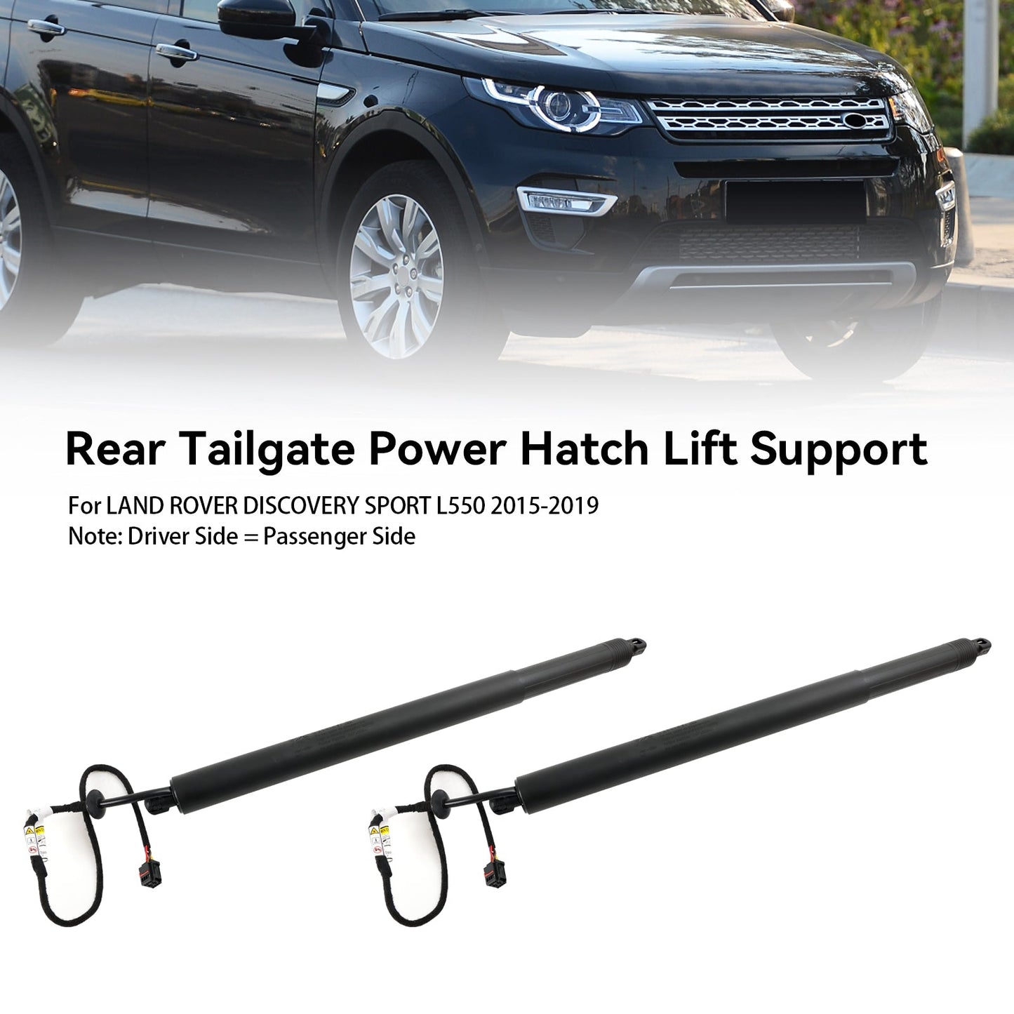 LR074798 Per 2015-2019 LAND ROVER DISCOVERY SPORT L550 Puntone portellone elettrico 2 pezzi