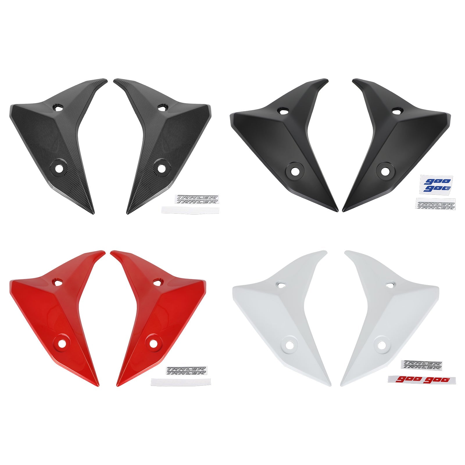 Coperture Laterali Serbatoio In Fibra Di Carbonio Per Yamaha YZF-R1 2007-2008 – Pannelli Carenature, 2 Pezzi