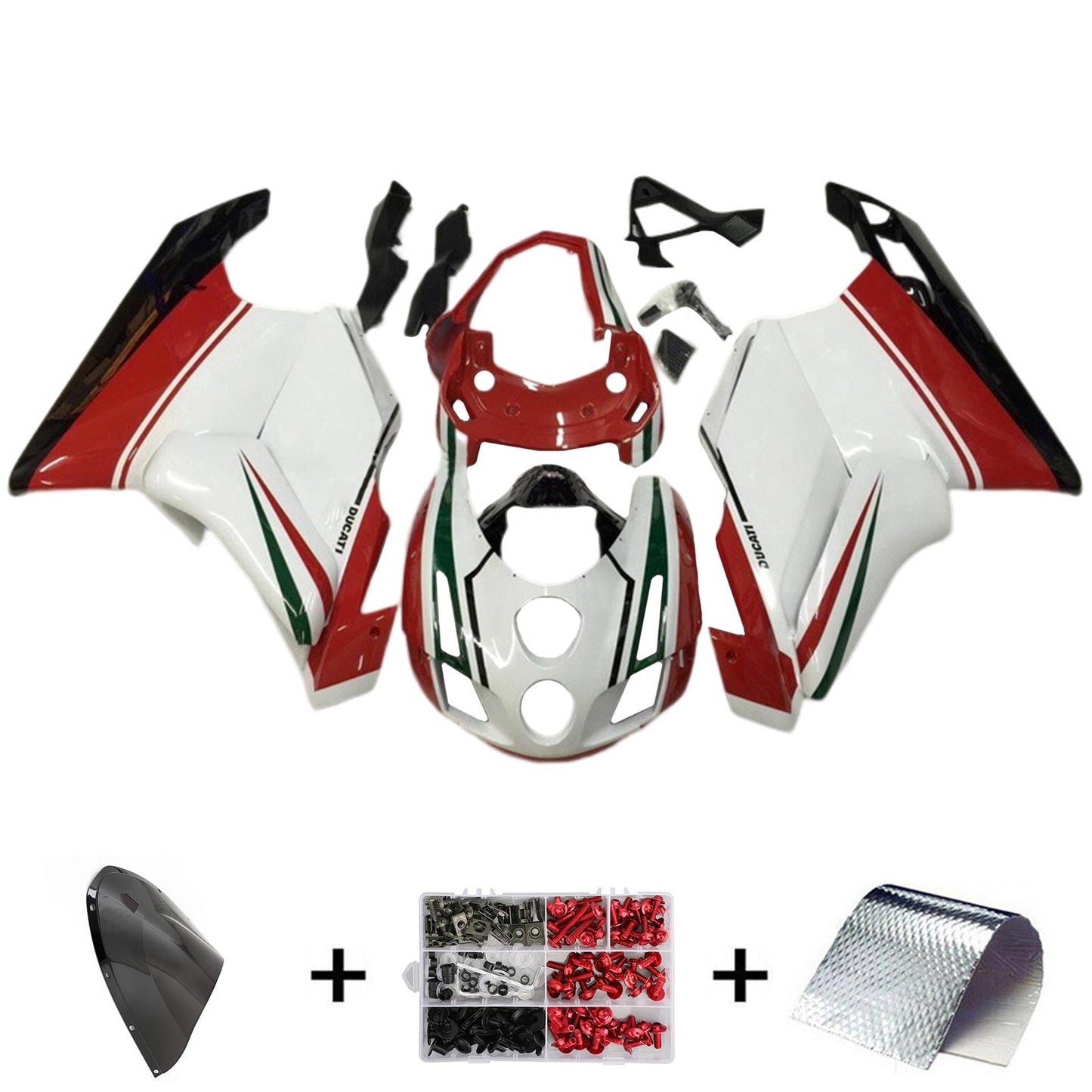 Amotopart Ducati 999 749 2003 2004 Kit Carena Carrozzeria ABS