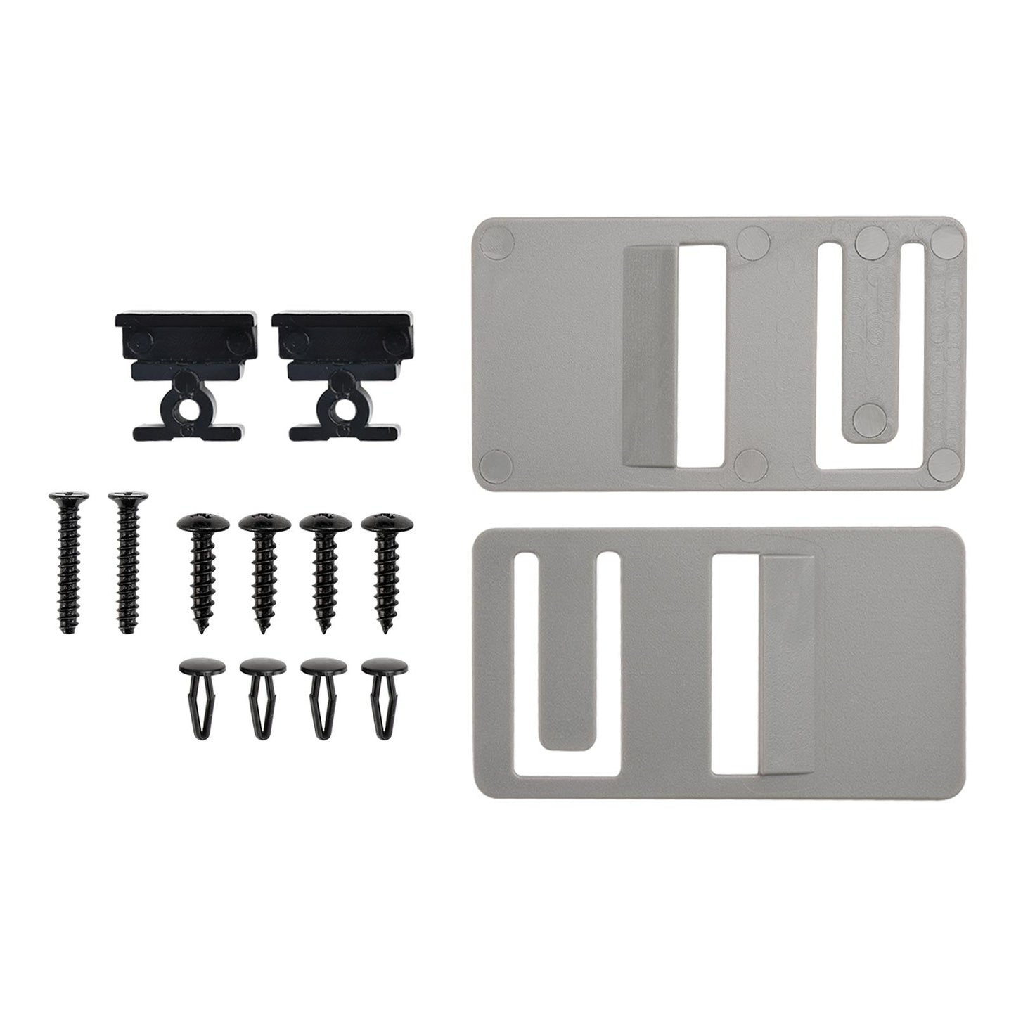 2 × Maniglia per porta del frigorifero per camper, impugnatura nera, hardware per Dometic 3316882900
