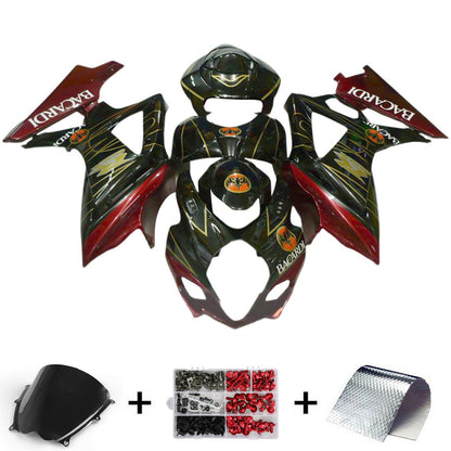 Amotopart Suzuki GSXR1000 2007-2008 K7 Kit carena Carrozzeria Plastica ABS