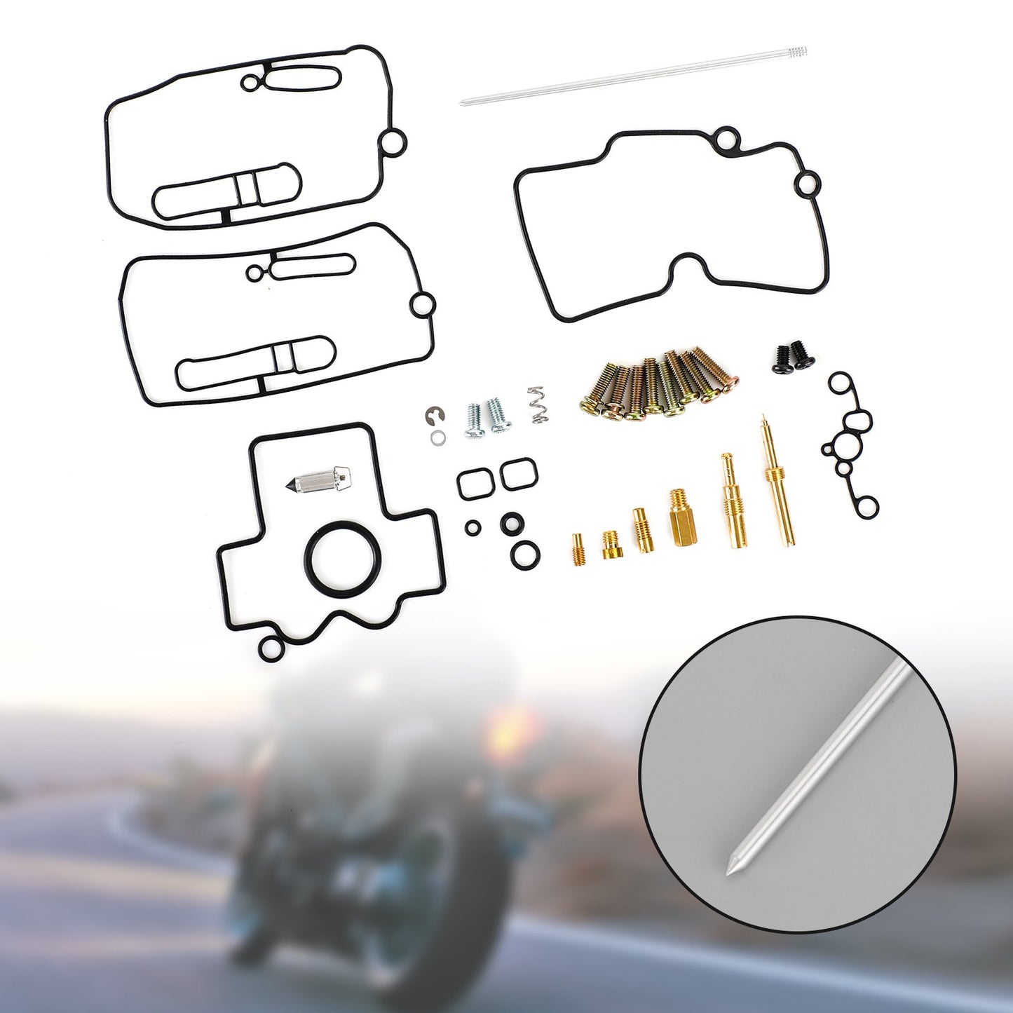 Carburatore Carb Rebuild Kit di riparazione adatto per Yamaha YFZ450 2004-2009 Generico