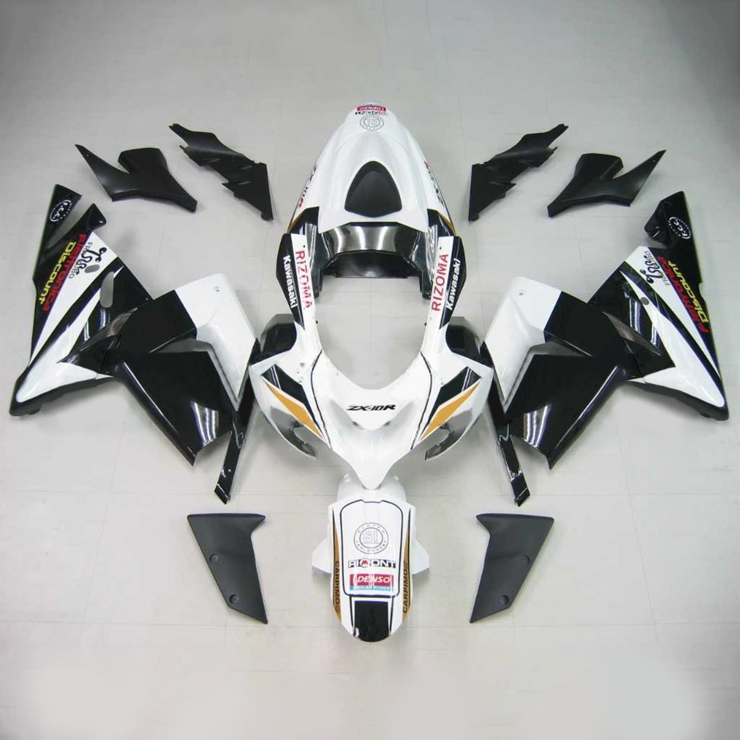 Amotopart Kawasaki 2004-2005 ZX10R in bianco e nero?