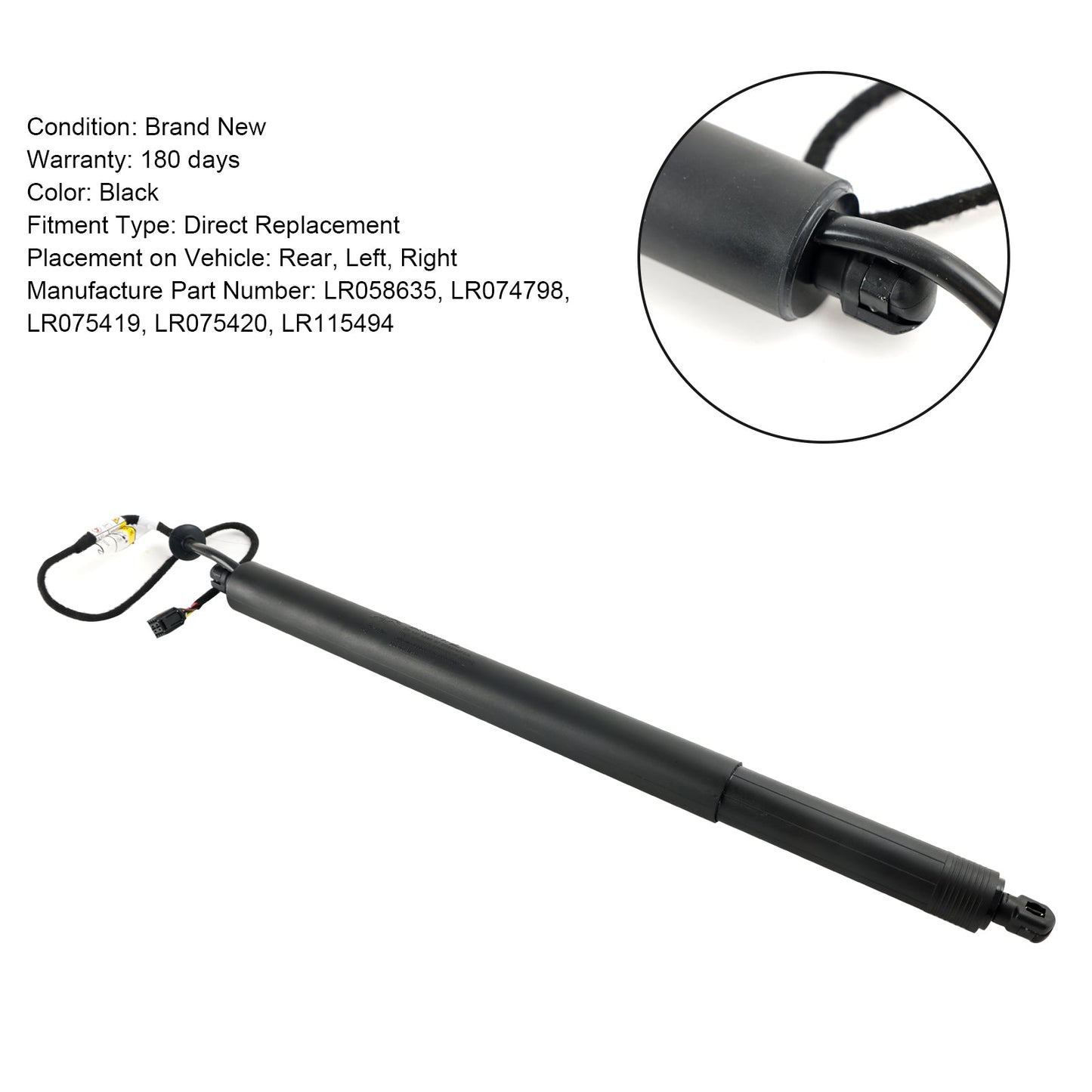Ammortizzatore a gas per coperchio del bagagliaio posteriore LR075419 per Land Rover Discovery Sport L550 LC