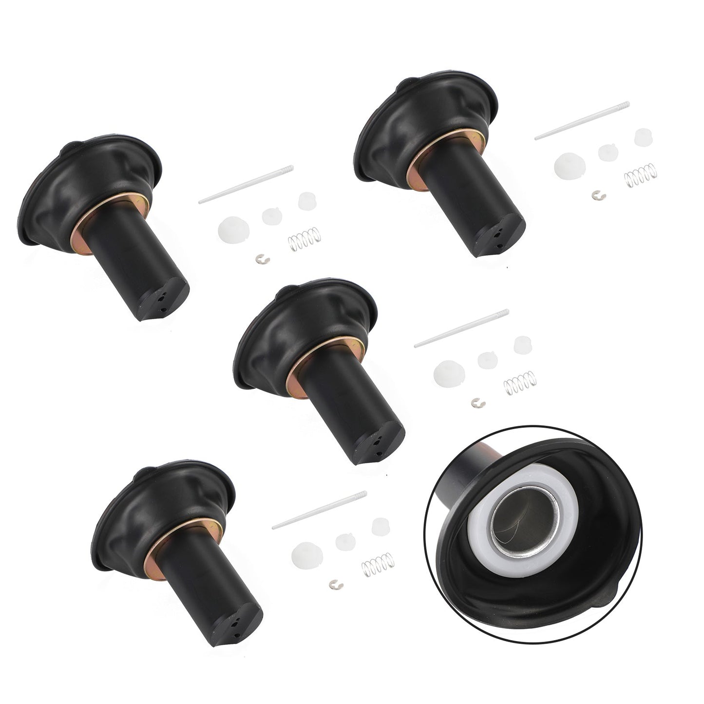 4x kit di riparazione del diaframma dello stantuffo del carburatore adatto per Yamaha XJR400 1993-2000 generico