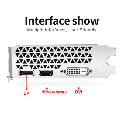 Scheda grafica RX550 DDR5 4G Interfaccia display HD indipendente per scheda grafica