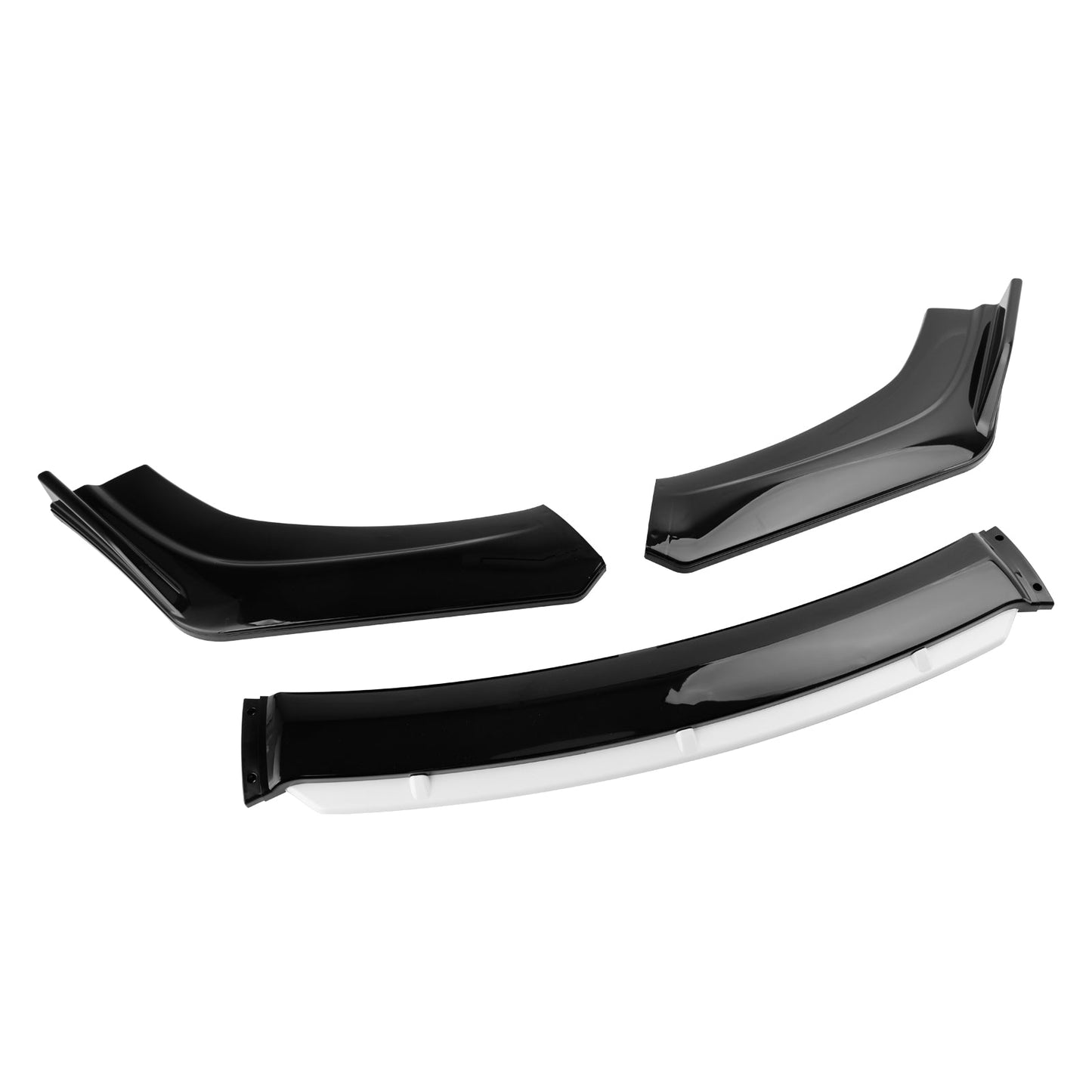 Protezione universale per diffusore splitter per paraurti anteriore per auto universale nero bianco