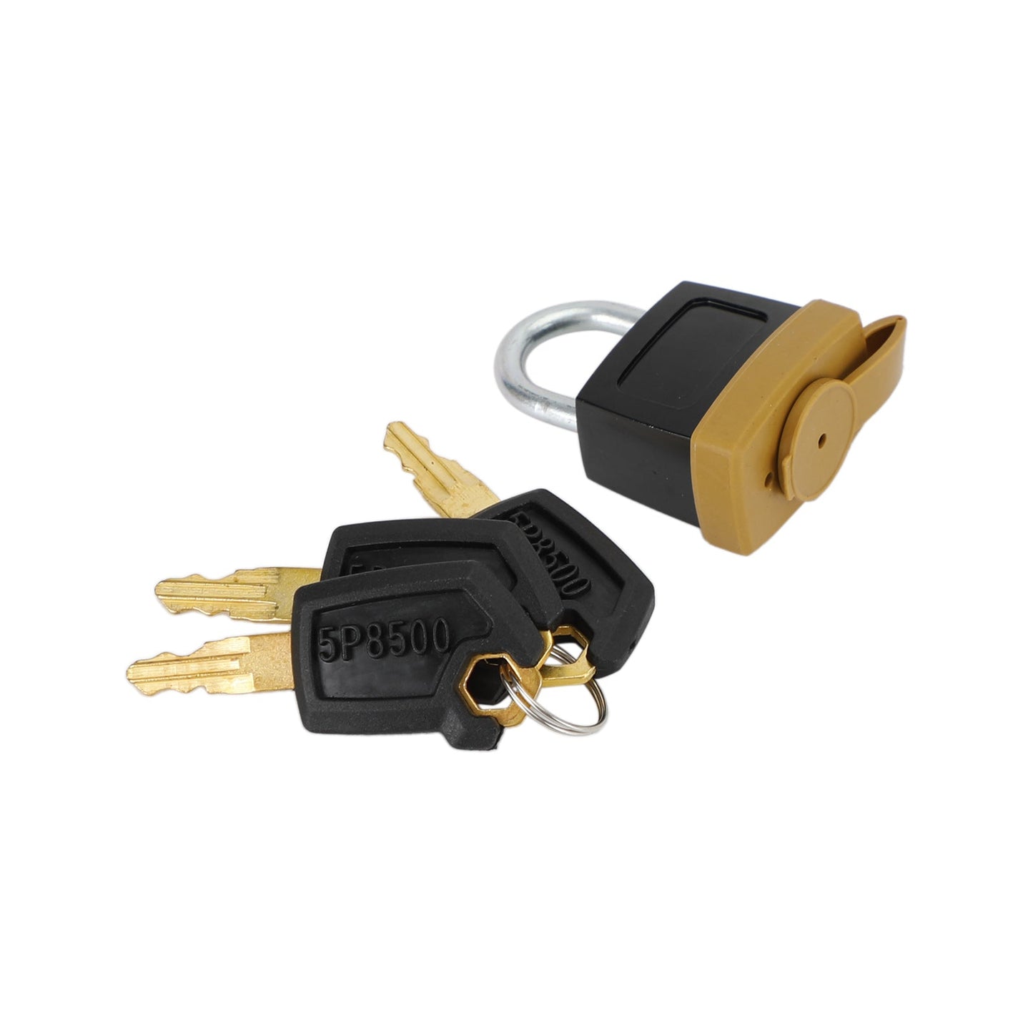 1 Pz Lucchetto Lucchetto W/3 Nuove Chiavi Per Caterpillar (CAT) 5P8500 246-2641