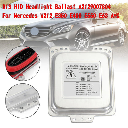 A2128205626 Mercedes W212 E350 E400 E550 E63 2009-2013 AMG D1S HID Ballast faro A2129007804